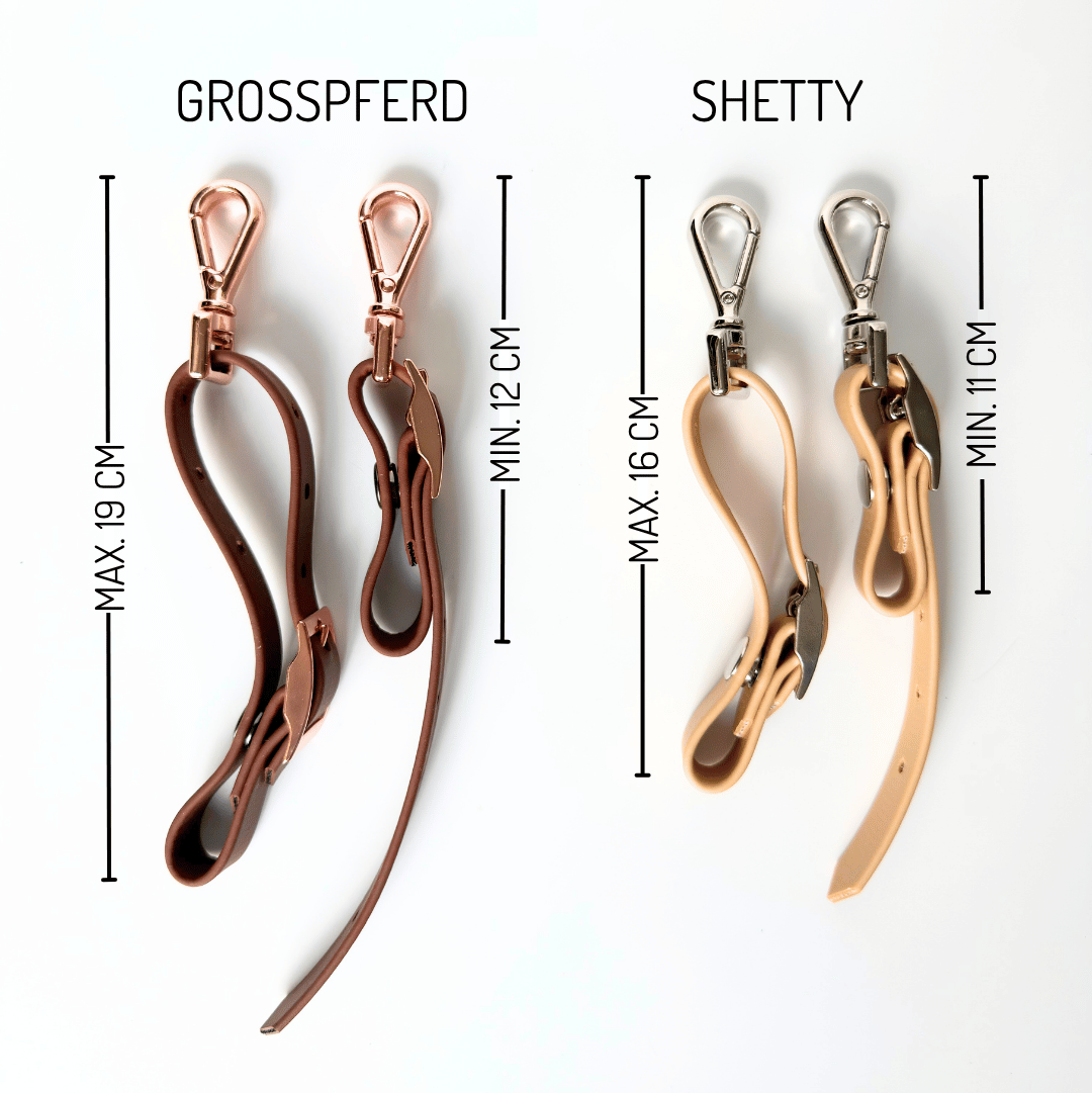 Edle Biothane-Bithanger mit Schnappkarabiner