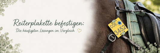 Reiterplakette befestigen: Die häufigsten Lösungen im Vergleich