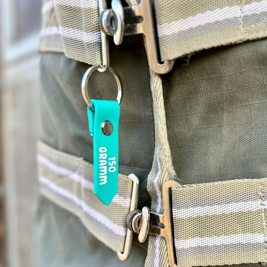 *NEU* Gramm-Anhänger Beschriftung für Winterdecken