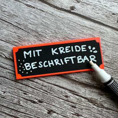 Magnetisches Boxenschild mit Tafel-Oberfläche