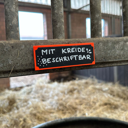 Magnetisches Boxenschild mit Tafel-Oberfläche